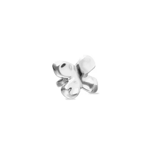 Sterling silver alloy ring with the shape of a butterfly